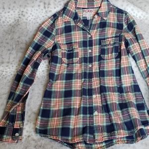 Old Navy Plaid Button-down Shirt